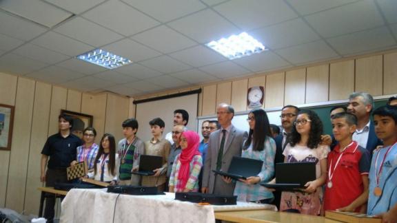 Bana AB´yi Anlat Yarışma Ödül Töreni Yozgat Anadolu Lisesi Toplantı Salonu´nda Gerçekleştirildi 
