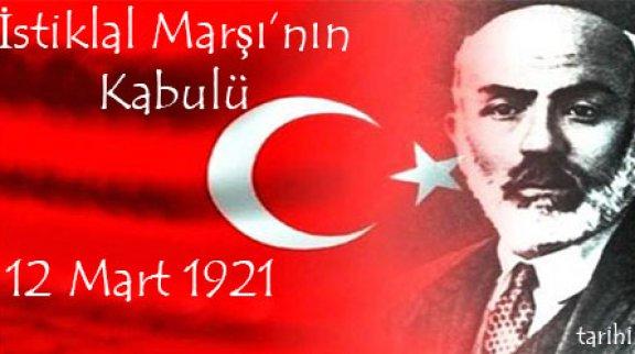 12 Mart İstiklal Marşı´nın Kabulü ve Mehmet Akif ERSOY´u Anma Programı..